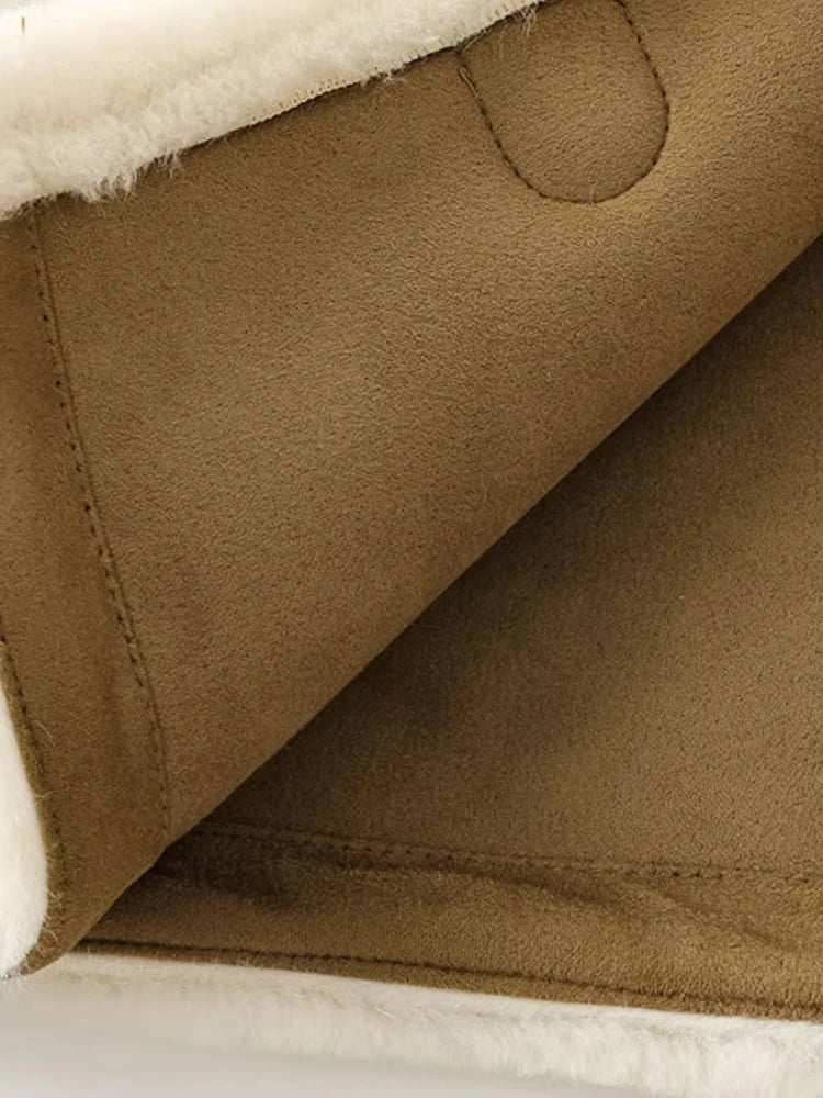 Thick Warm Faux Fur Jacket for Women