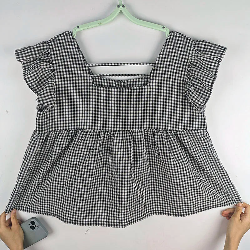 Women's Korean Style Cotton Summer Shirt