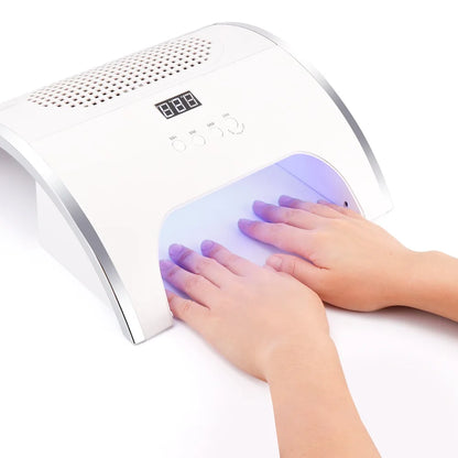 2-IN-1 Nail Dust Collector And Nail Drying