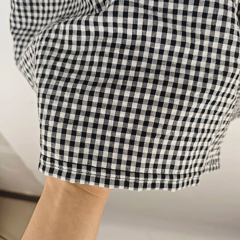 Women's Korean Style Cotton Summer Shirt