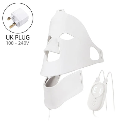 Face Neck Silicone LED Mask 7 Colors Light Photon