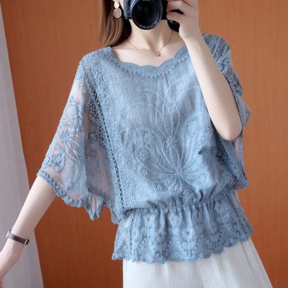 Fashion Women Blouses Autumn Chiffon Blouse