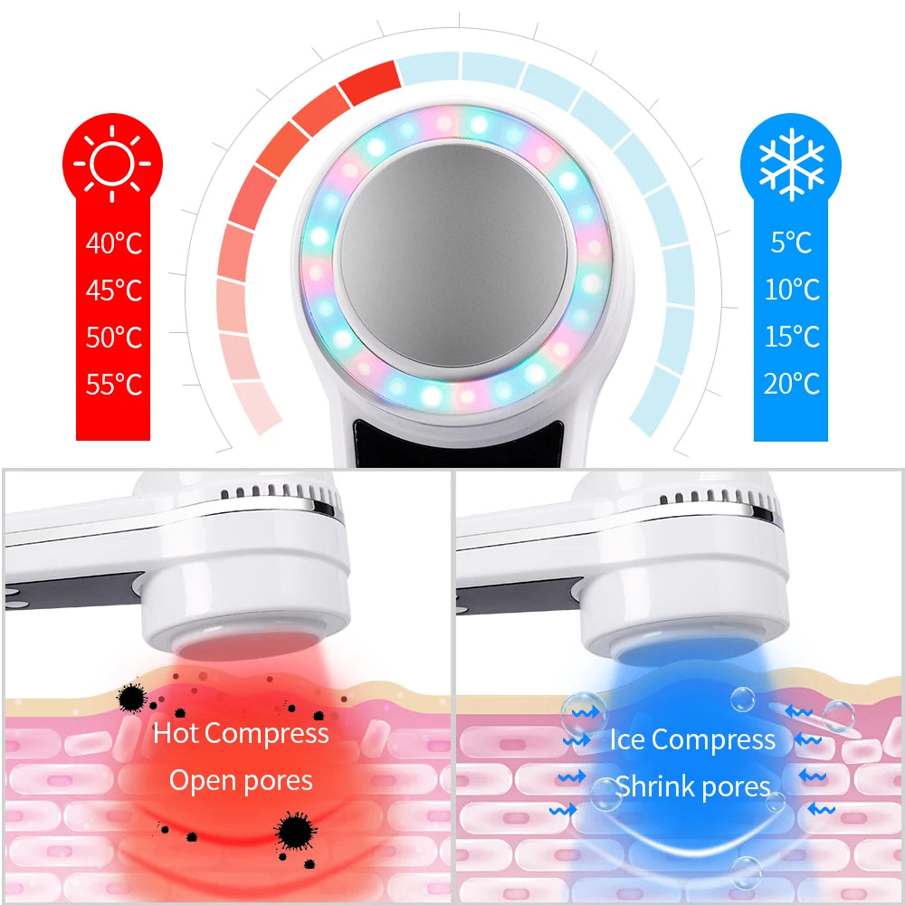 3 Colors LED Photon Therapy Hot Cold Hammer