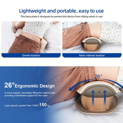 Waist Traction Massager Adjustable Vibration