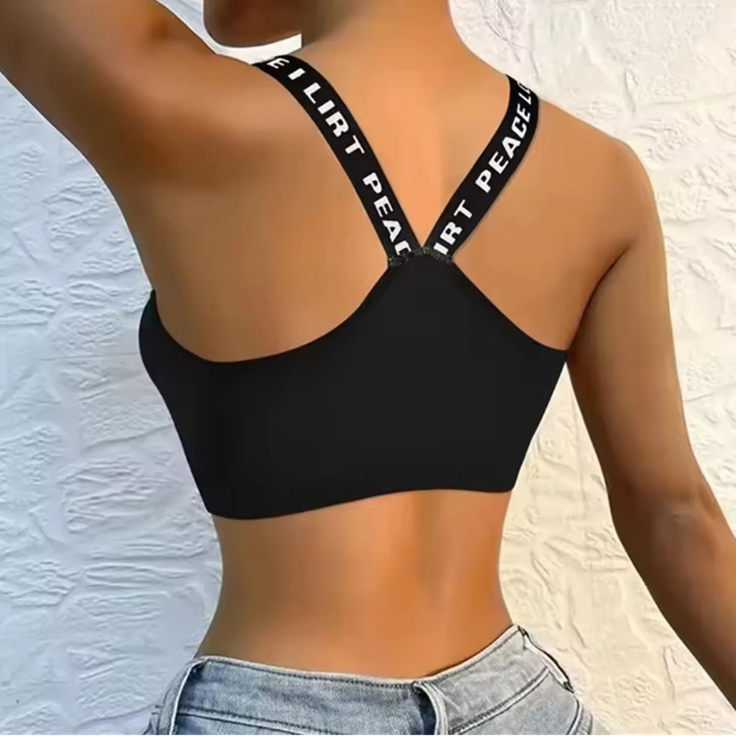 Women Yoga Fitness Seamless Crop Top