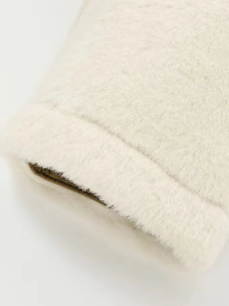 Thick Warm Faux Fur Jacket for Women