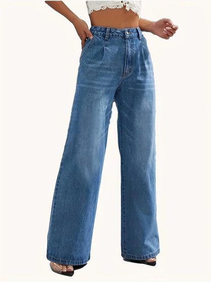 New Women's Cross-Border European and American Style Solid Color Jeans